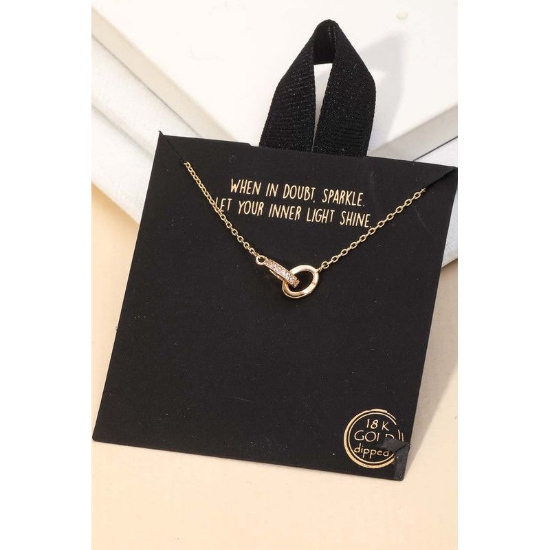 Amy Interlocking Necklace - Kiyana Boutique