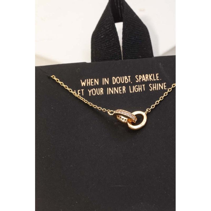Amy Interlocking Necklace - Kiyana Boutique