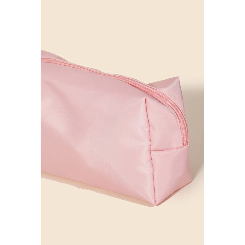"GLAM" Patch Makeup Bag - Kiyana Boutique