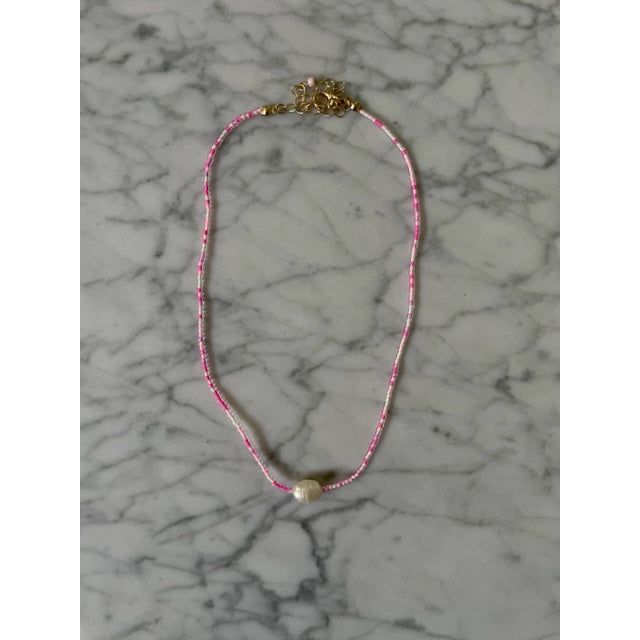 Isa Pearl Beaded Necklace - Kiyana Boutique