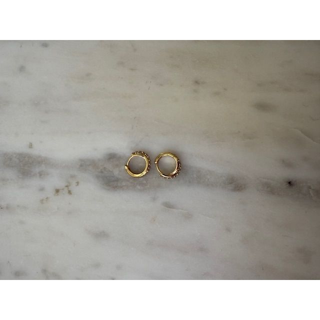 Lana Pave Hinge Hoop Earrings - Kiyana Boutique