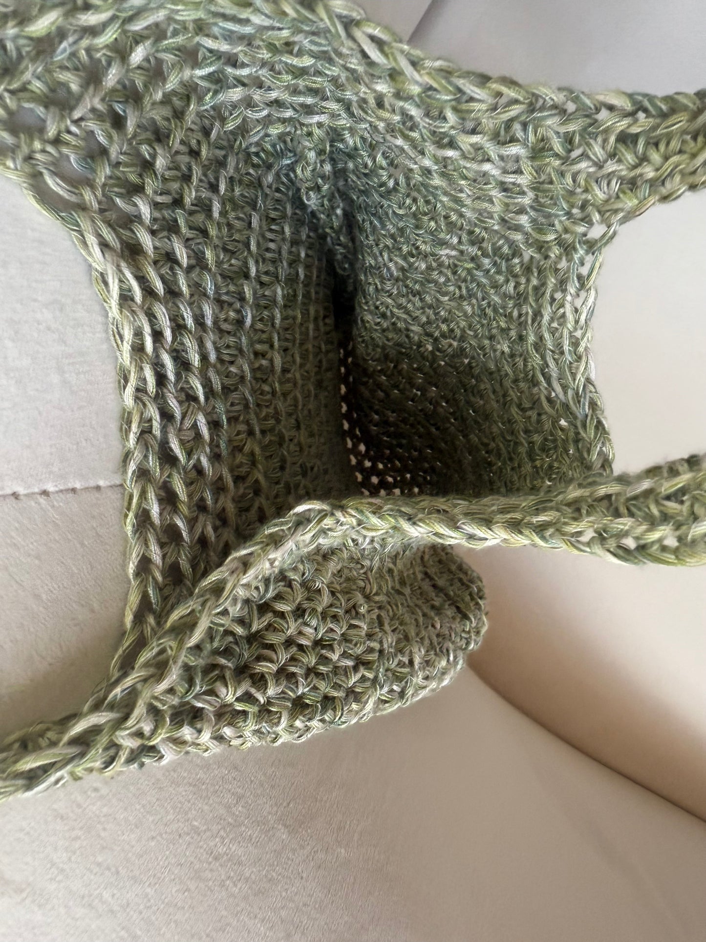 Paloma Mini Crochet Bag Boho Summer Woven Bag Green - Kiyana Boutique