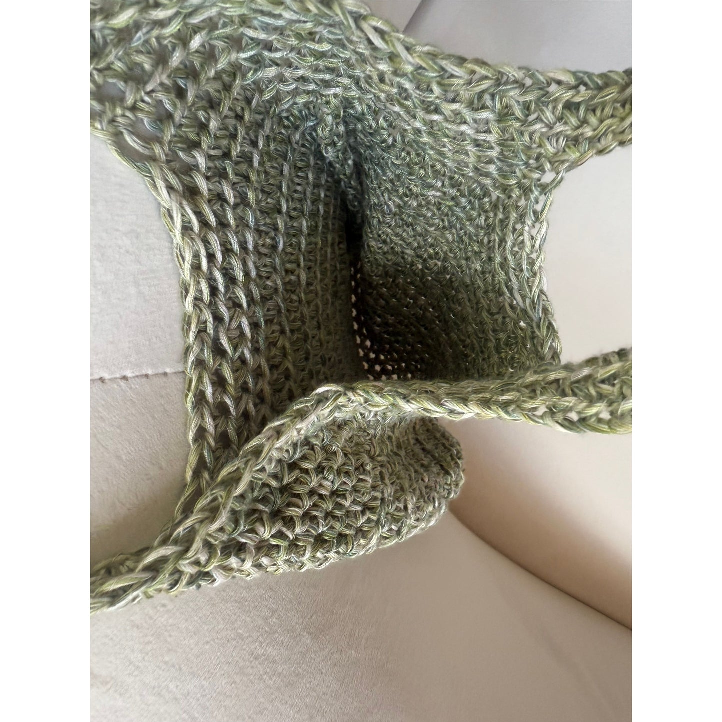 Paloma Mini Crochet Bag Boho Summer Woven Bag Green - Kiyana Boutique