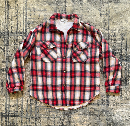 Quinn Red Plaid Shacket