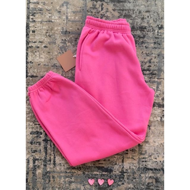 Sunday Brunch Joggers Pink Sweatpants - Kiyana Boutique