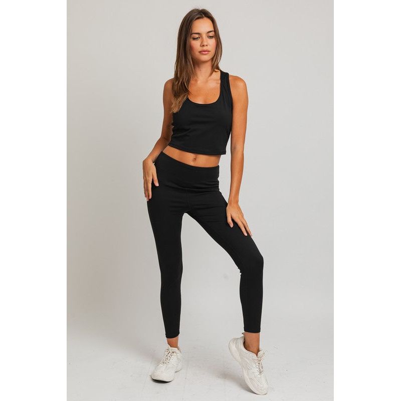 Serena High Waisted Leggings - Kiyana Boutique