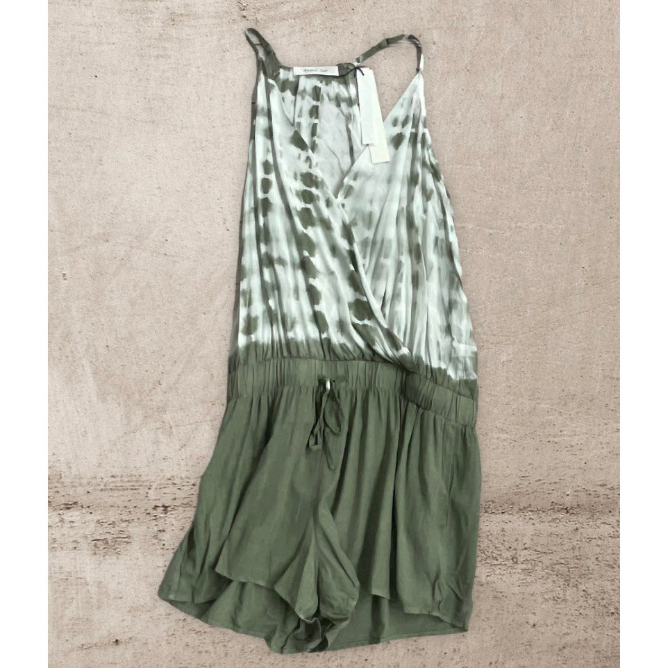 Alba Woven Tie-Dye Romper - Kiyana Boutique