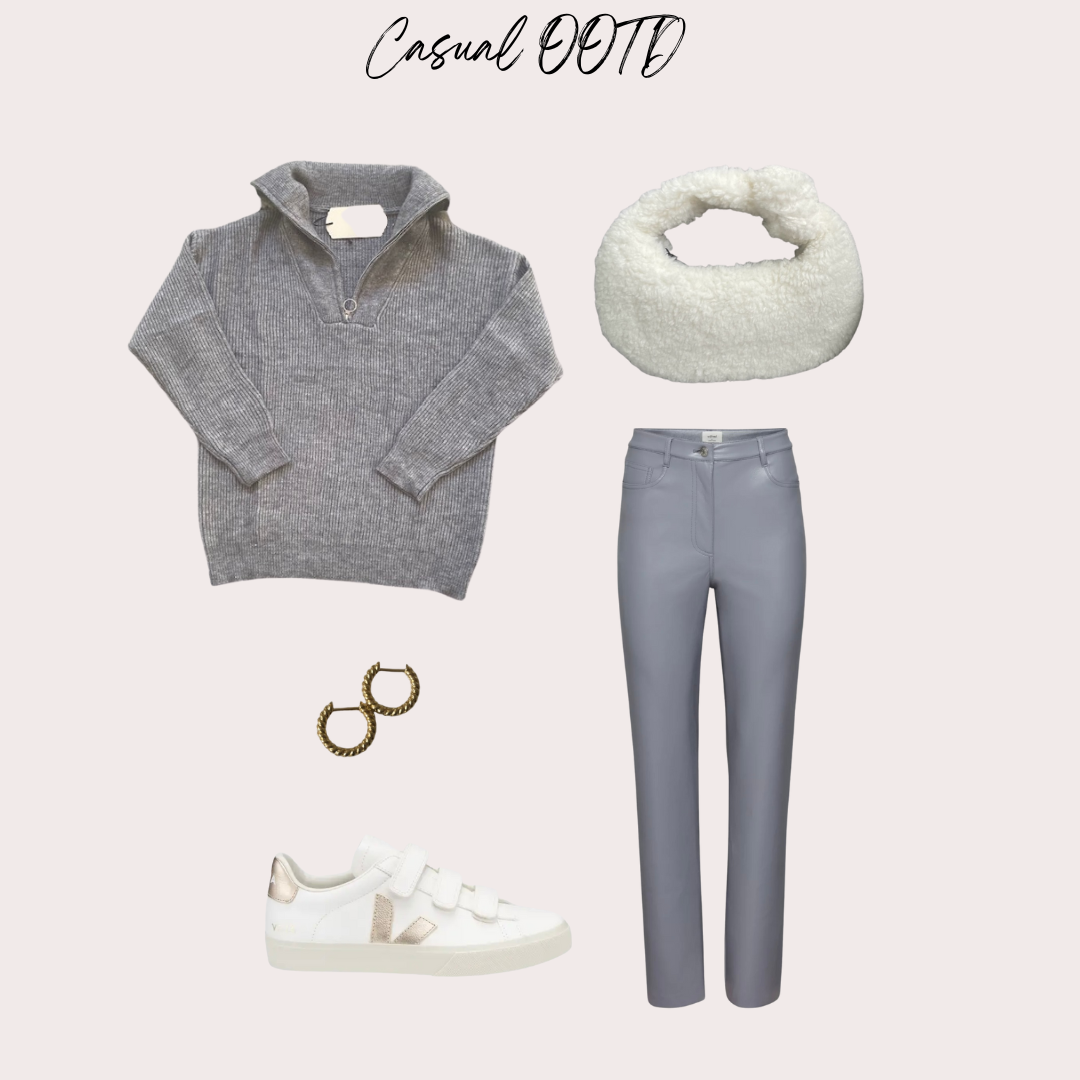 Aspen Half-Zip Sweater - Kiyana Boutique