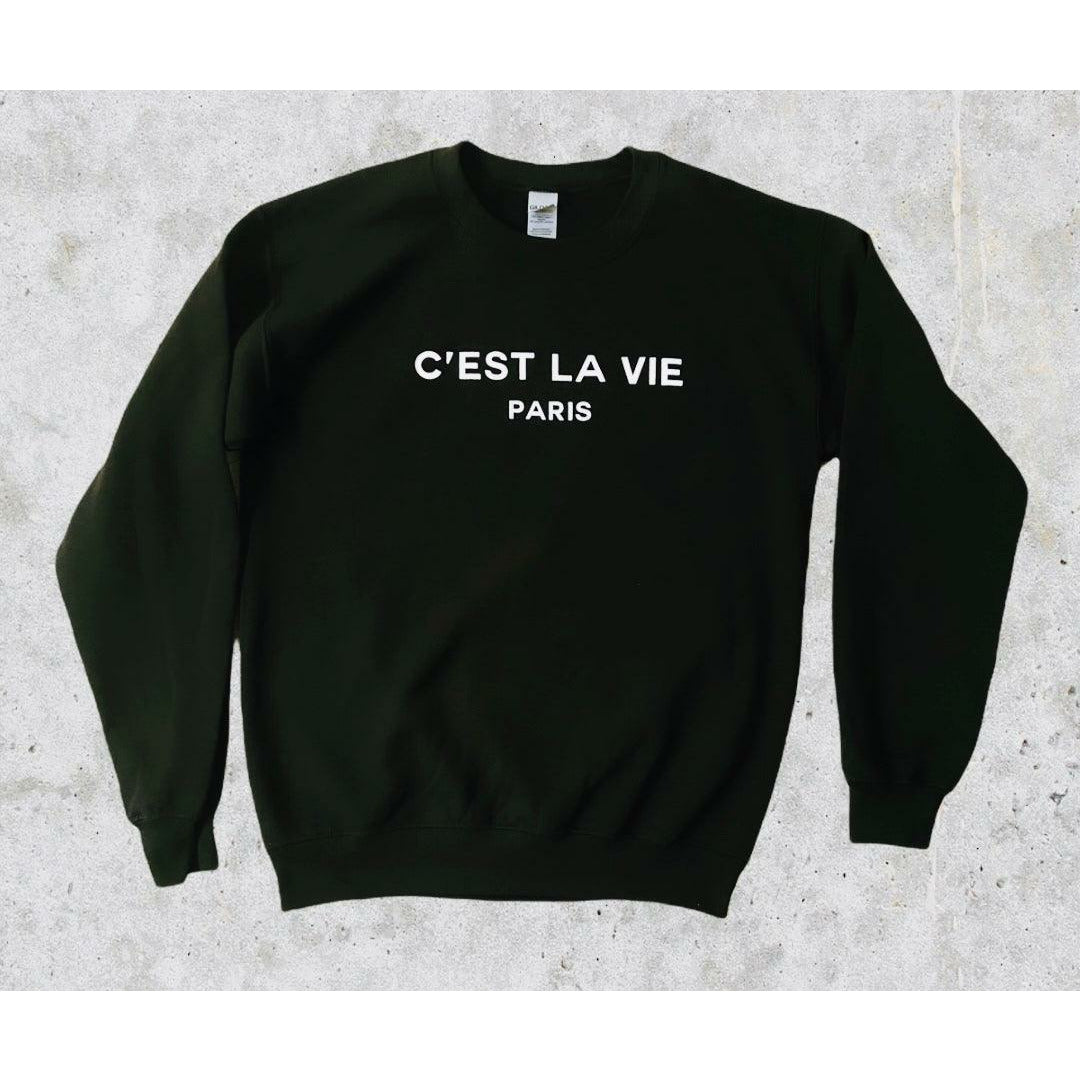 C'est La Vie Paris Sweatshirt - Kiyana Boutique