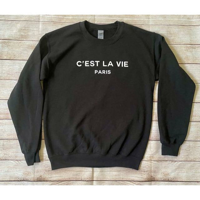 C'est La Vie Paris Sweatshirt - Kiyana Boutique
