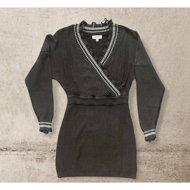 Isabella Knit Sweater Mini Dress - Kiyana Boutique