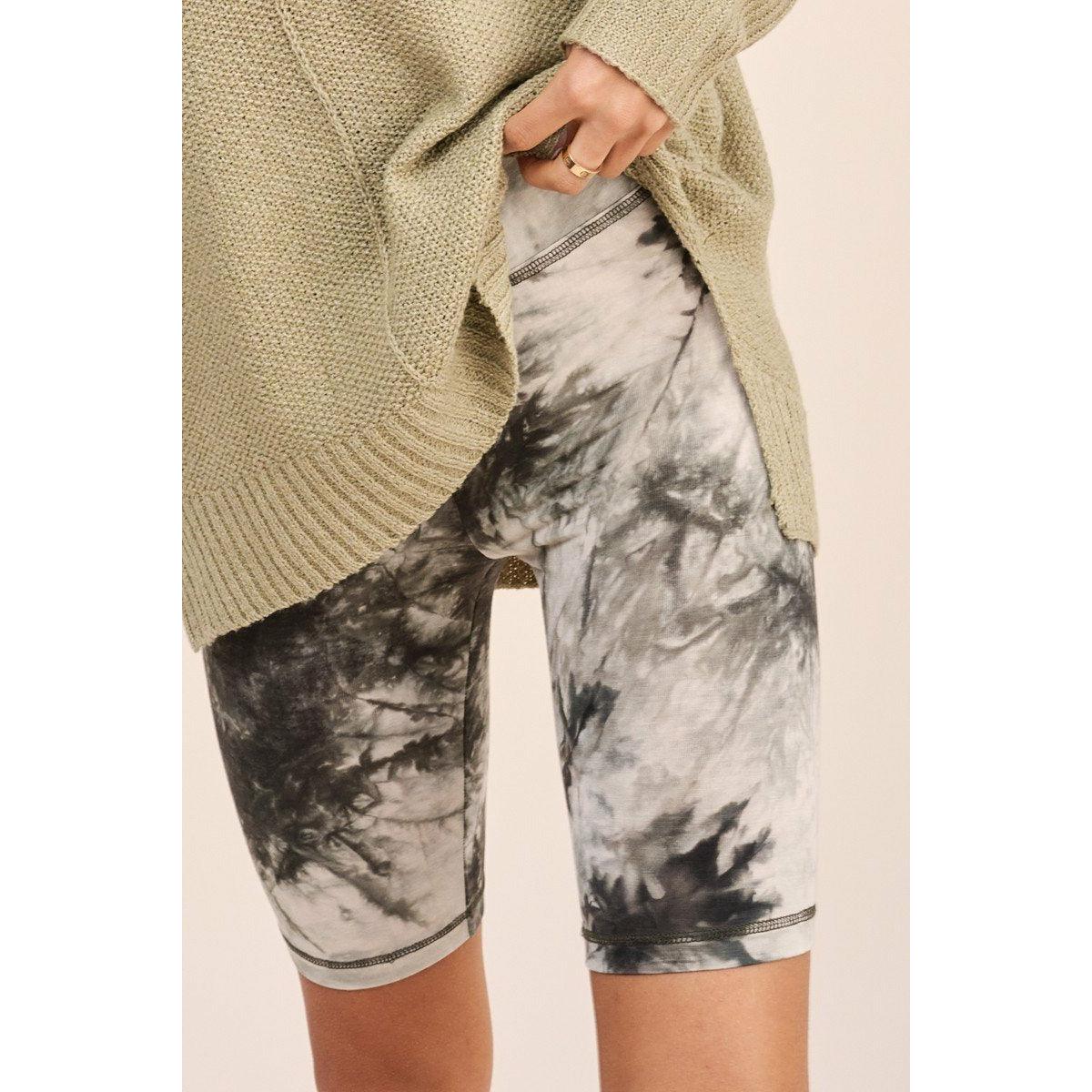 Sami Tie-Dye Biker Shorts - Kiyana Boutique
