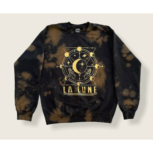La Lune Tie-Dye Sweatshirt - Kiyana Boutique