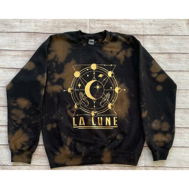 La Lune Tie-Dye Sweatshirt - Kiyana Boutique