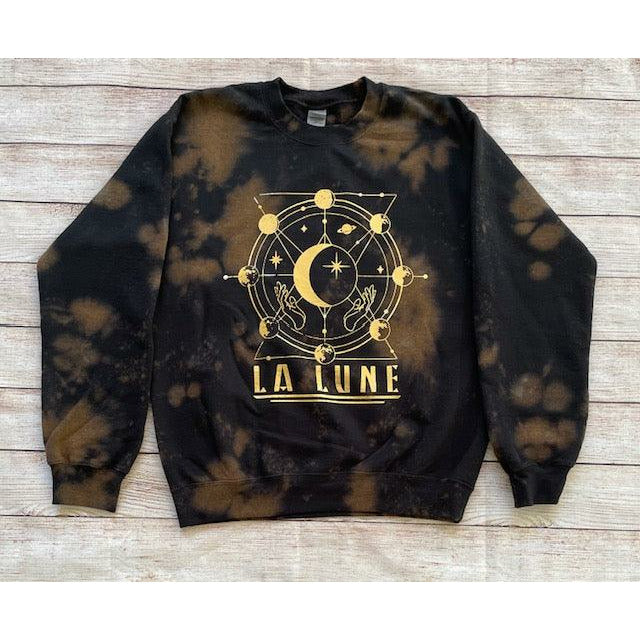 La Lune Tie-Dye Sweatshirt - Kiyana Boutique