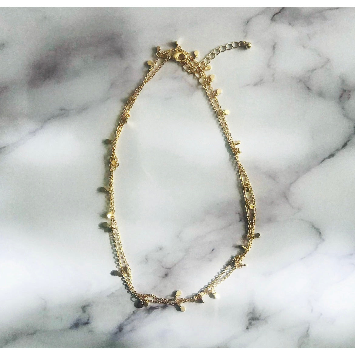 Maya Mini Coin Necklace - Kiyana Boutique