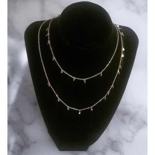 Maya Mini Coin Necklace - Kiyana Boutique