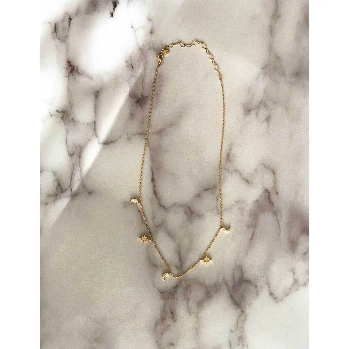 Moon & North Stars Necklace Kiyana Boutique
