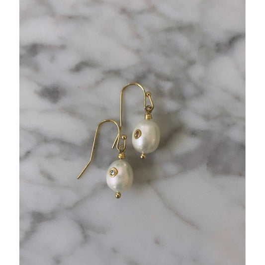 Positano Pearl Drop Earrings - Kiyana Boutique
