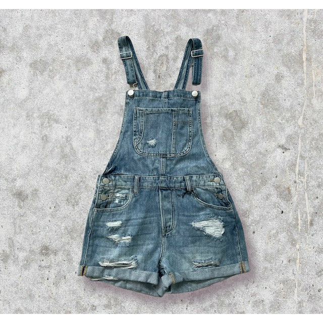 Weekend Away Denim Overalls - Kiyana Boutique