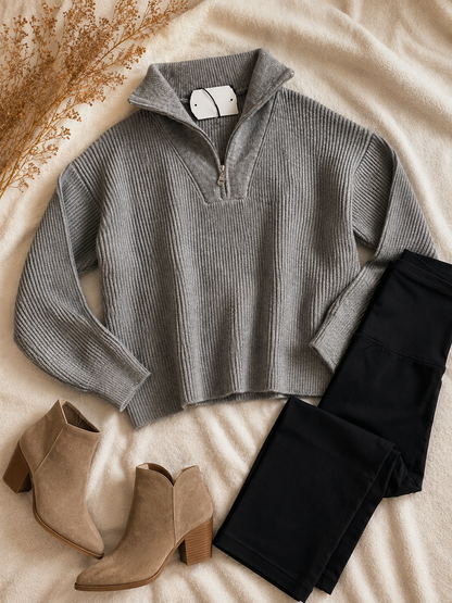 Aspen Half-Zip Sweater
