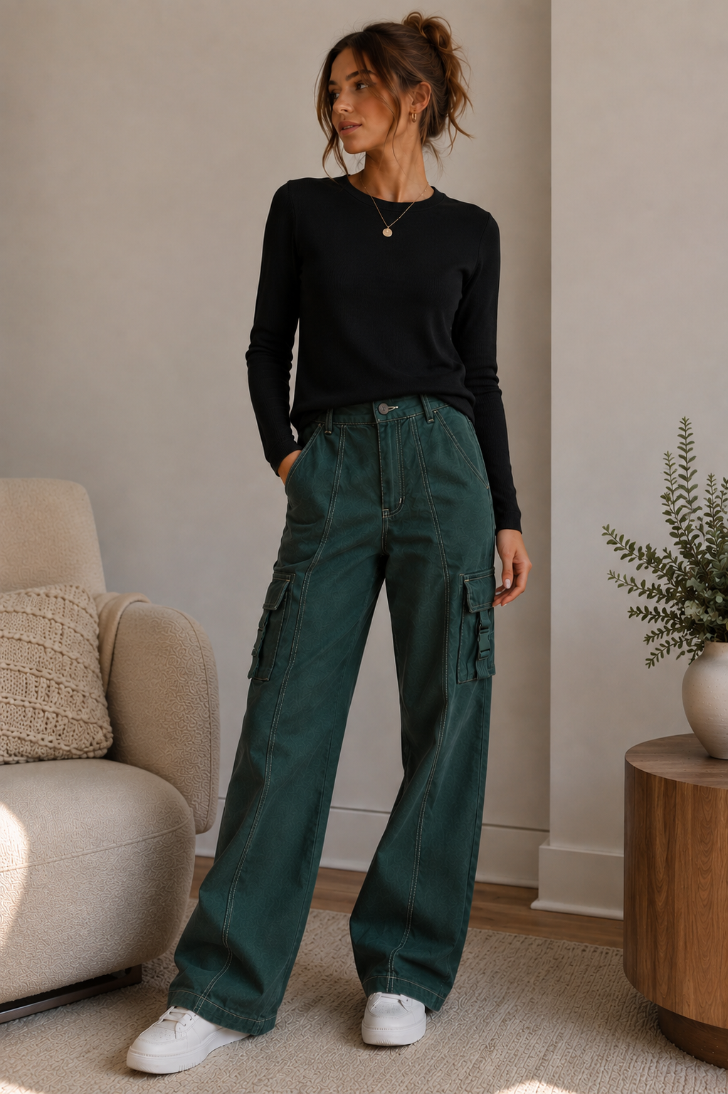 Carmen Cargo Pants - Kiyana Boutique
