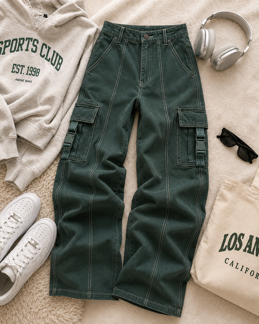 Carmen Cargo Pants - Kiyana Boutique