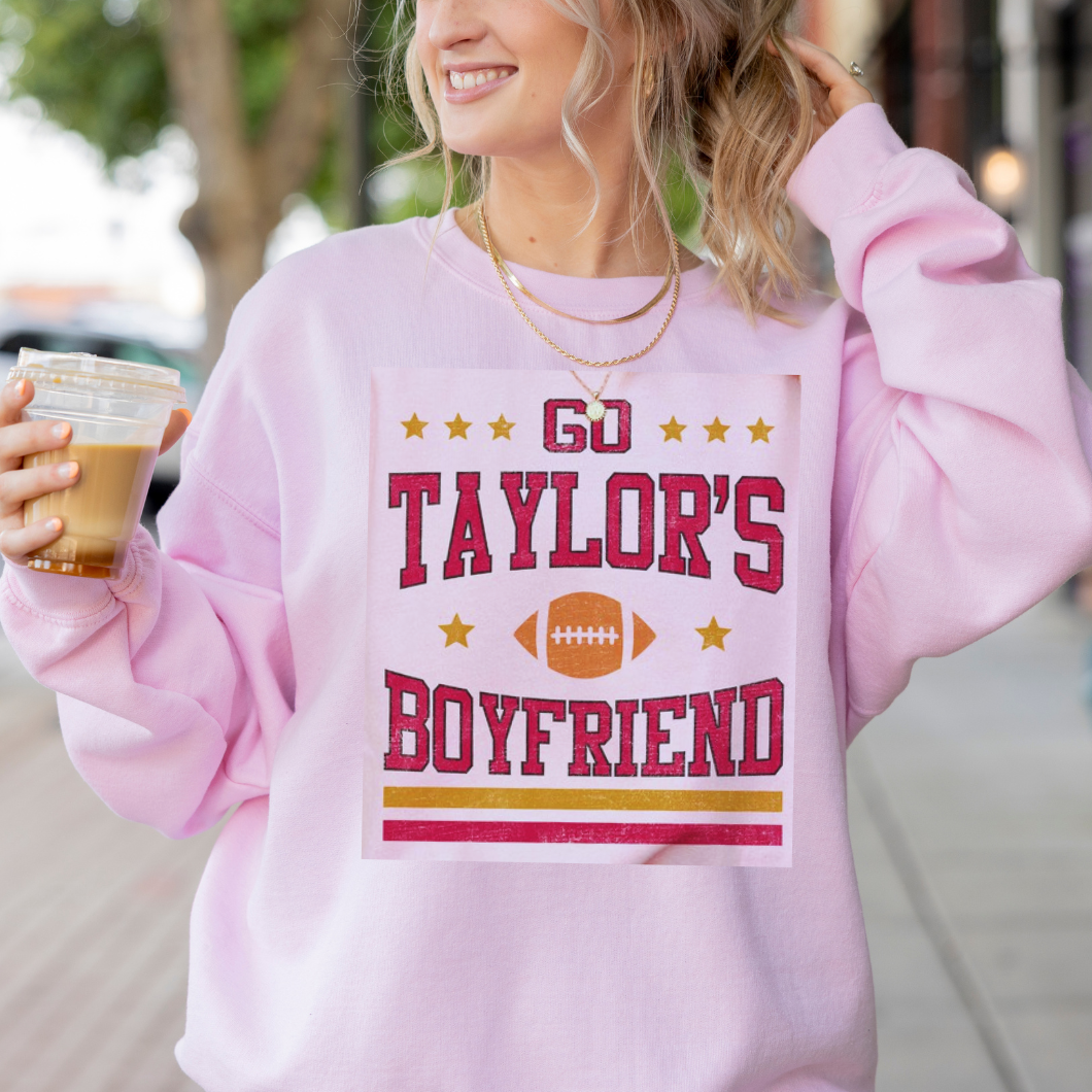 Go Taylor's Boyfriend Sweatshirt - Kiyana Boutique