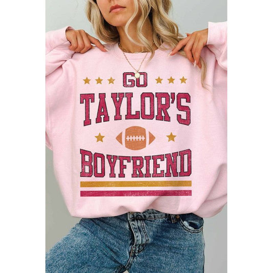 Go Taylor's Boyfriend Sweatshirt - Kiyana Boutique