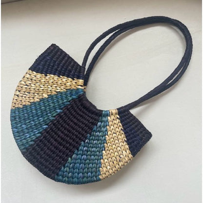 Kaia Small Hand-woven Straw Tote Bag - Kiyana Boutique