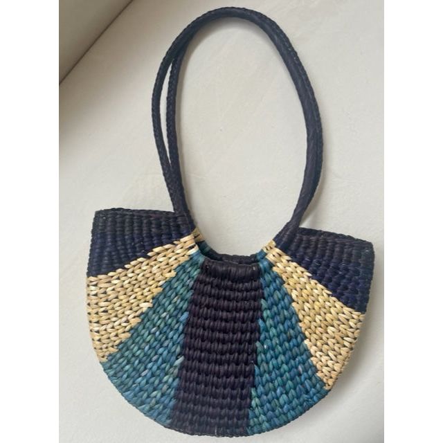 Kaia Small Hand-woven Straw Tote Bag - Kiyana Boutique