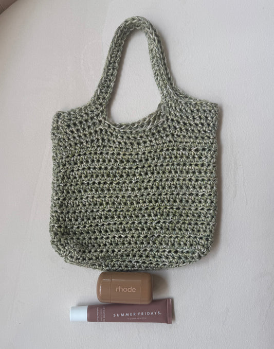 Paloma Mini Crochet Bag Boho Summer Woven Bag Green - Kiyana Boutique