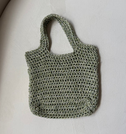 Paloma Mini Crochet Bag Boho Summer Woven Bag Green - Kiyana Boutique