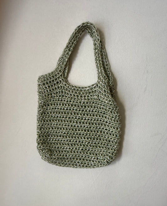 Paloma Mini Crochet Bag Boho Summer Woven Bag Green - Kiyana Boutique