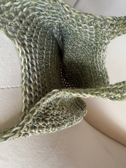 Paloma Mini Crochet Bag Boho Summer Woven Bag Green - Kiyana Boutique