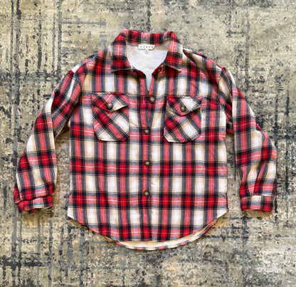 Quinn Red Plaid Shacket