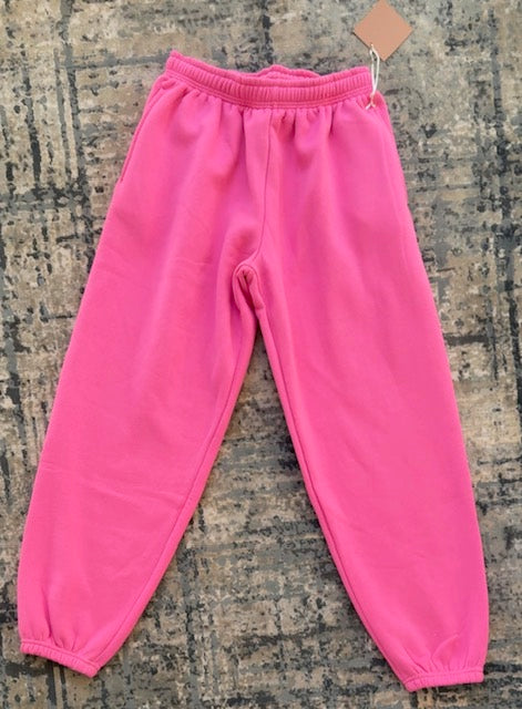 Sunday Brunch Joggers Pink Sweatpants Valentine