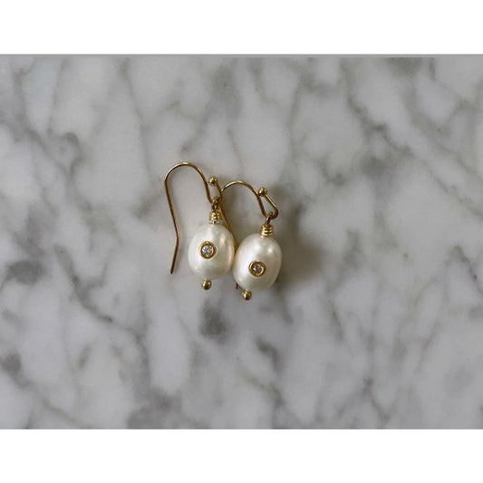 Positano Pearl Drop Earrings - Kiyana Boutique